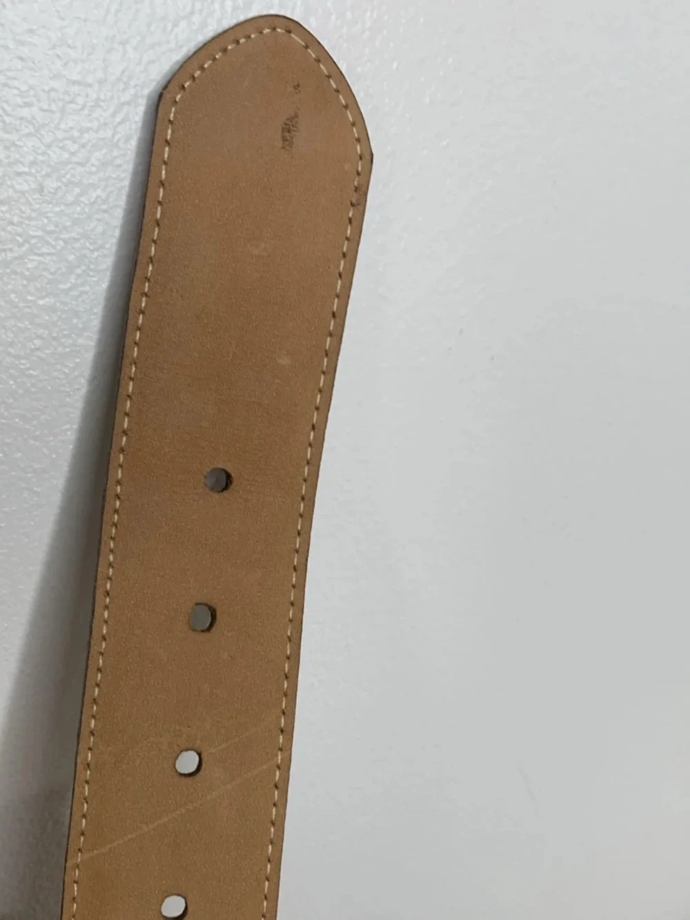 2 Vintage All Week Long Belts Leather USA Southwestern Size 32/ M Braided Accent